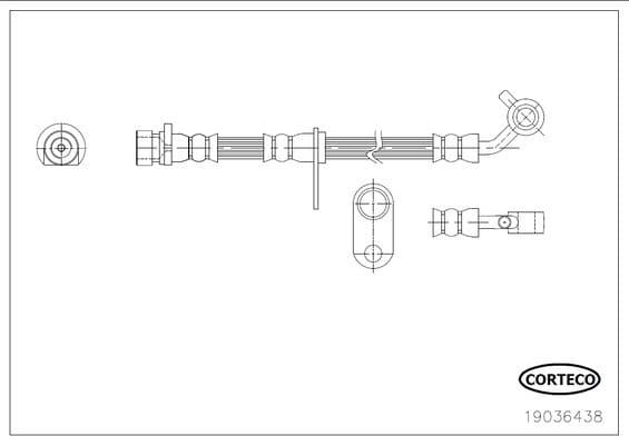 Brake Hose 19036438