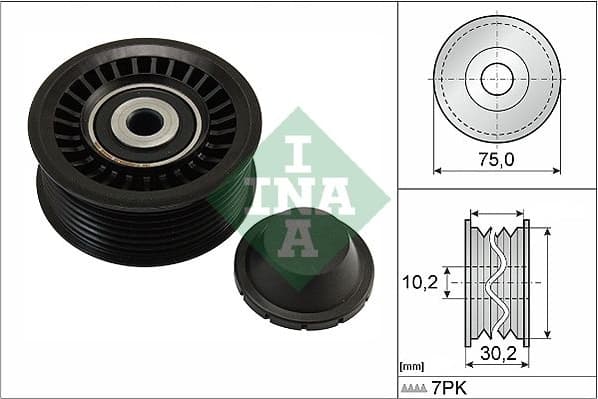 Deflection/Guide Pulley, V-ribbed belt 532066810