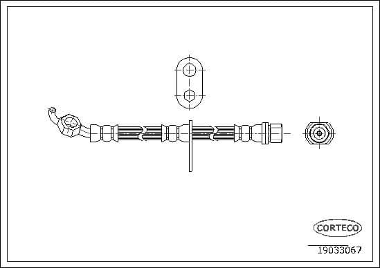 Brake Hose 19033067