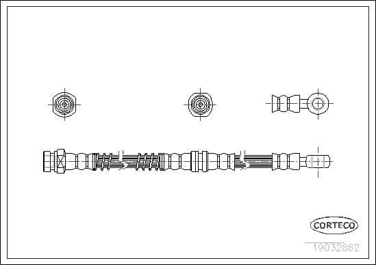 Brake Hose 19032862