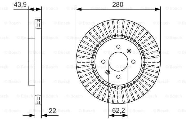 Brake Disc 0986479B05 - image 5