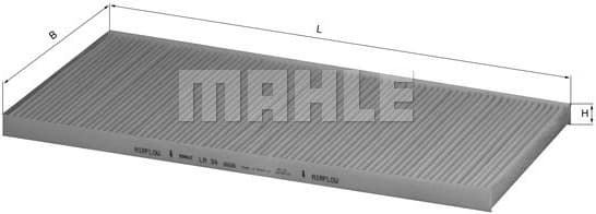 Filter, cabin air LA34