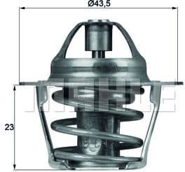 Thermostat, coolant BEHR TX6183