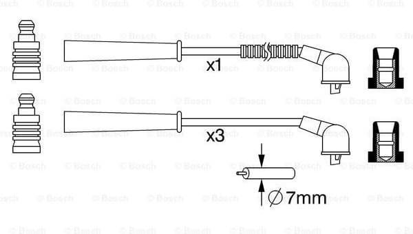 Ignition Cable Kit 0986357265 - image 5