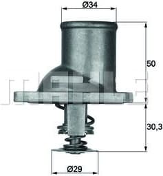 Thermostat, coolant BEHR TI183