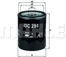 Oil Filter OC298
