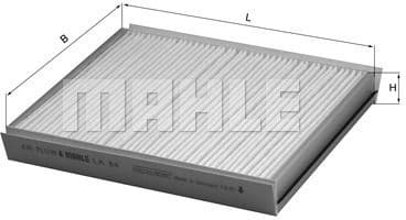 Filter, cabin air LA84