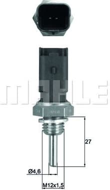 Sensor, coolant temperature BEHR TSE25