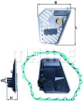 Hydraulic Filter, automatic transmission HX168D