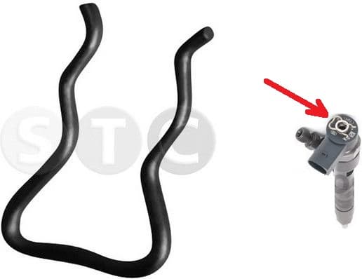 Fuel overflow line connector T439204 - image 2