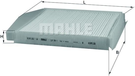 Filter, cabin air LA54/1