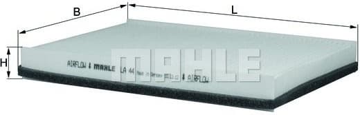 Filter, cabin air LA44 - image 2