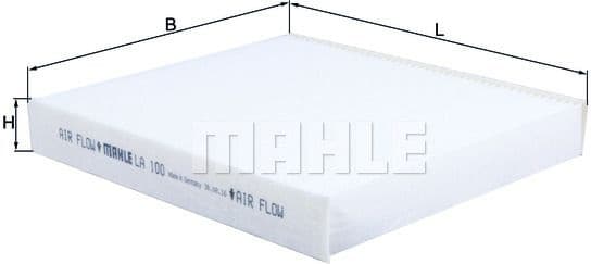 Filter, cabin air LA100