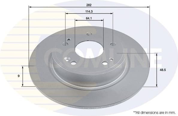Brake Disc COATED ADC2981