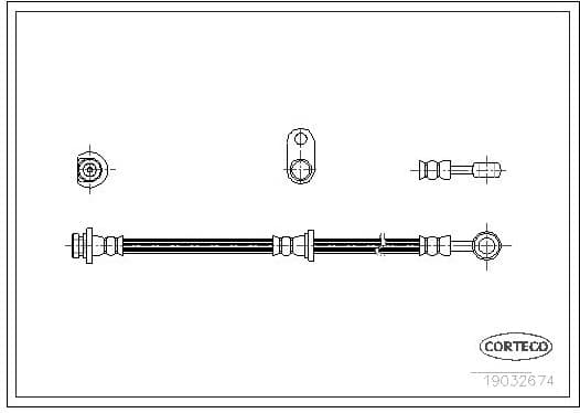 Brake Hose 19032674