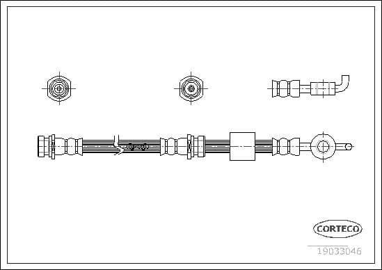 Brake Hose 19033046