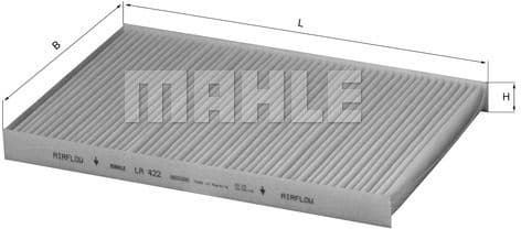 Filter, cabin air LA422