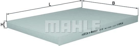 Filter, cabin air LA64