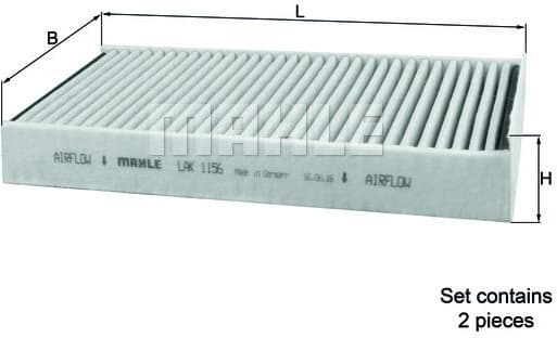 Filter cabin LAK1156/S