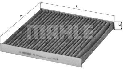 Filter, cabin air LAK107