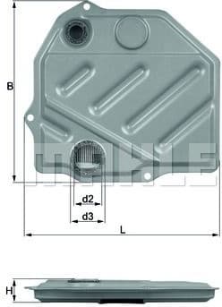 Hydraulic Filter, automatic transmission HX46