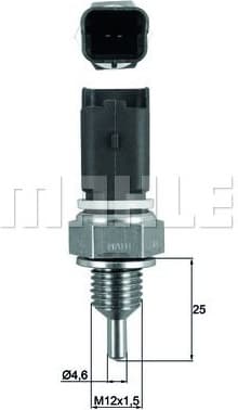Sensor, coolant temperature BEHR TSE13