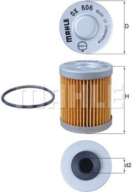 Oil Filter OX806D