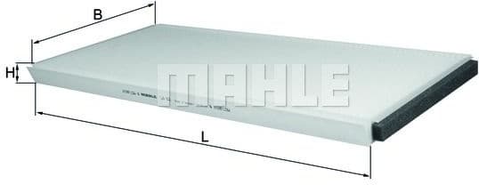 Filter, cabin air LA62