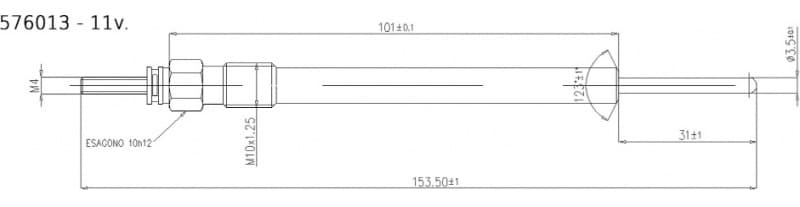 Glow plug ECO 576013