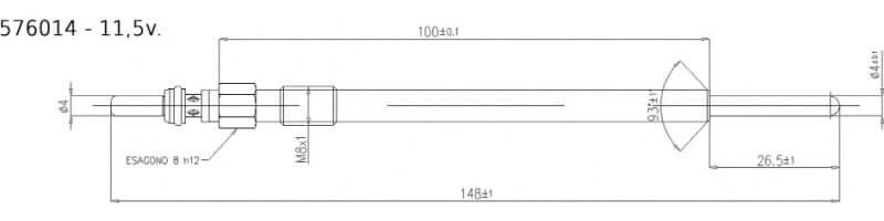 Glow plug ECO 576014