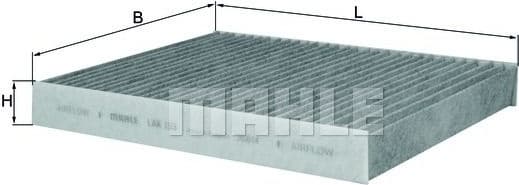 Filter, cabin air LAK153