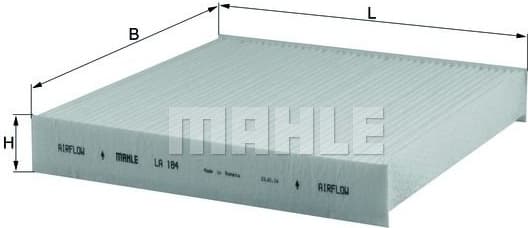 Filter, cabin air LA184