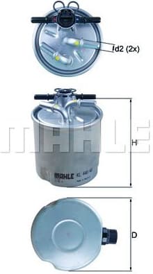 Filter diesel fuel KL440/40