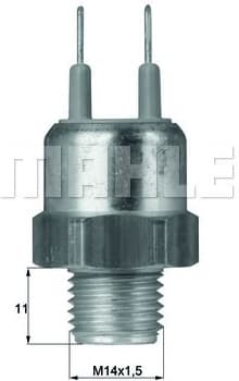 Temperature Switch, radiator fan BEHR TSW24D