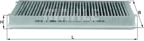 Filter, cabin air LAK32/1