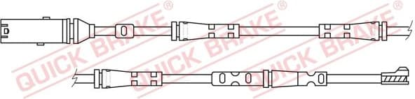 Brake pad wear indicator WS0417A