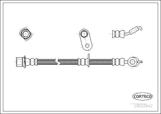 Brake Hose 19033042