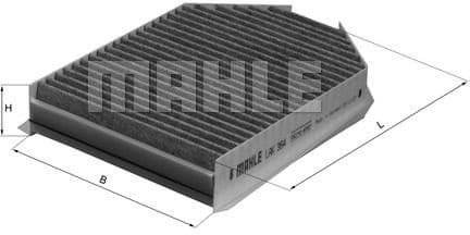 Filter, cabin air LAK364