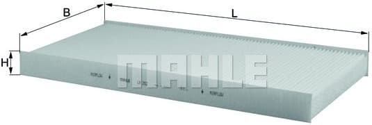 Filter, cabin air LA252