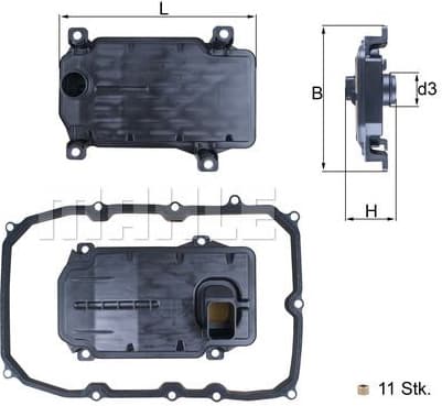 Filter automatic gearbox HX187KIT