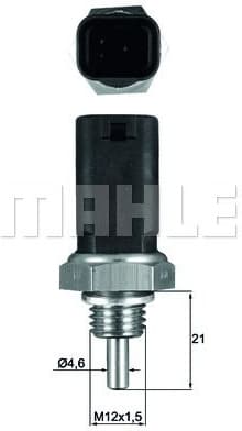 Sensor, coolant temperature BEHR TSE11