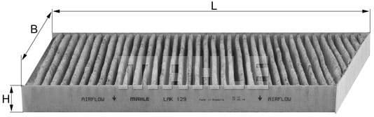 Filter, cabin air LAK129