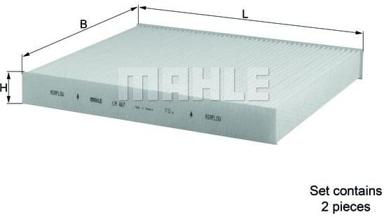 Filter, cabin air LA467/S