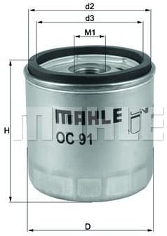 Oil Filter OC91D
