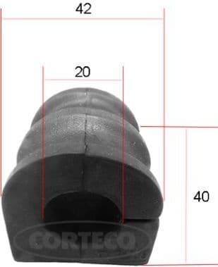 Mounting, stabiliser bar 49371657