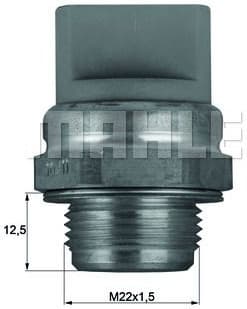 Temperature Switch, radiator fan BEHR TSW11