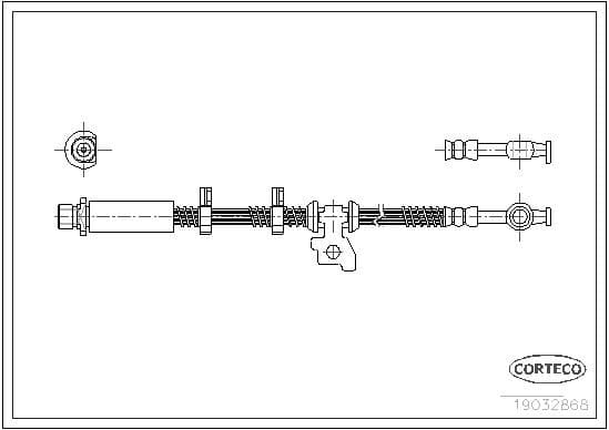 Brake Hose 19032868
