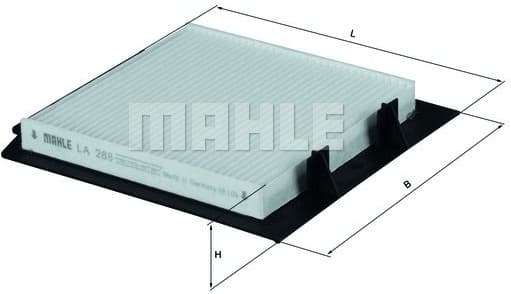 Filter, cabin air LA288