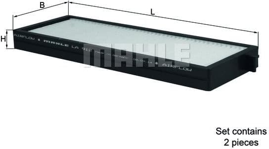 Filter, cabin air LA912/S