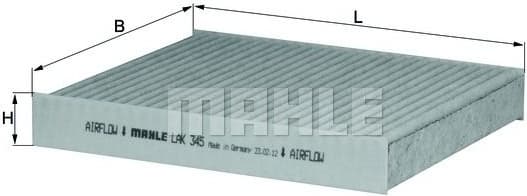 Filter, cabin air LAK345
